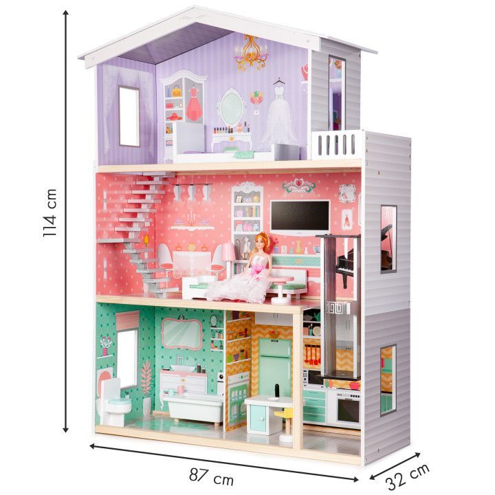 Domek dla lalek Palm Springs MagicDollHouse dla Twojej Wnuczki
