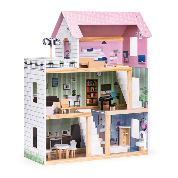 Domek dla lalek Malibu MagicDollHouse dla Małych Marzycielek