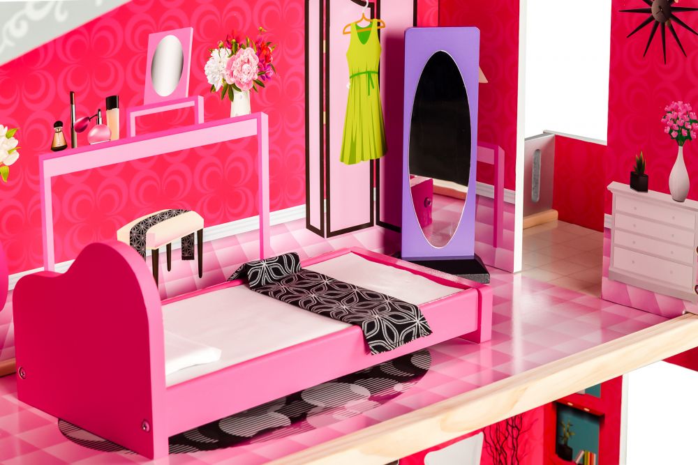 Domek dla lalek Coral Bay MagicDollHouse dla Małych Księżniczek