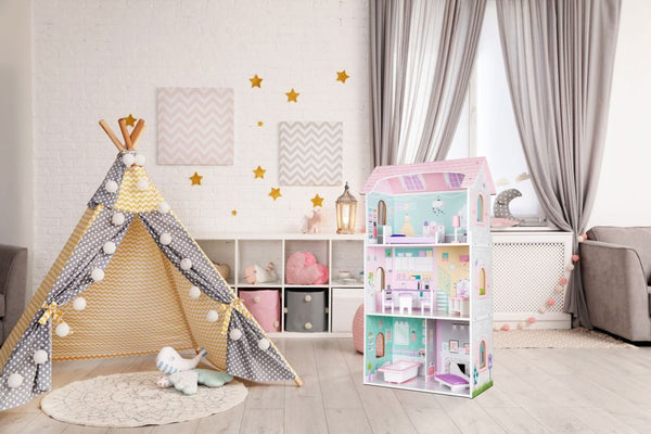 Domek dla lalek Malibu MagicDollHouse dla Małych Marzycielek