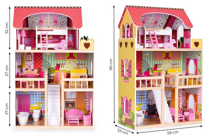 Domek dla lalek Malibu MagicDollHouse dla Małych Marzycielek