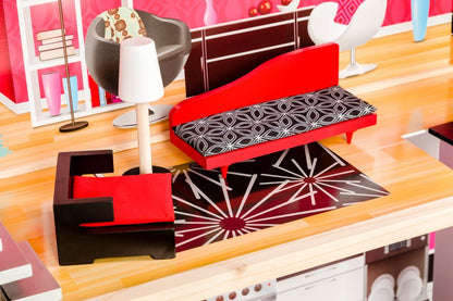 Domek dla lalek Coral Bay MagicDollHouse dla Małych Księżniczek