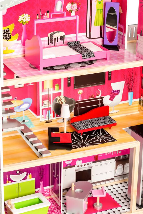 Domek dla lalek Coral Bay MagicDollHouse dla Małych Księżniczek