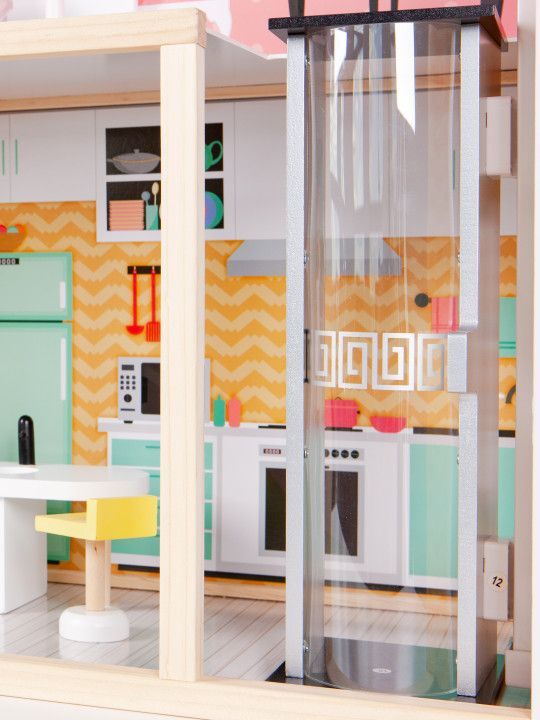 Domek dla lalek Palm Springs MagicDollHouse dla Twojej Wnuczki