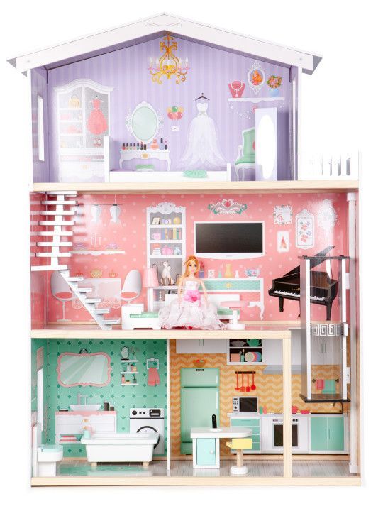 Domek dla lalek Palm Springs MagicDollHouse dla Twojej Wnuczki