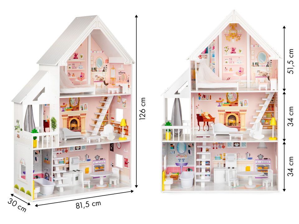 Domek dla lalek Santa Monica MagicDollHouse dla Twojej Siostrzenicy